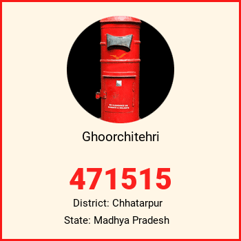 Ghoorchitehri pin code, district Chhatarpur in Madhya Pradesh