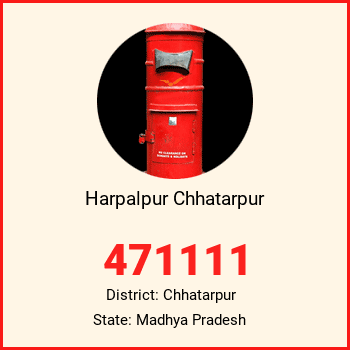 Harpalpur Chhatarpur pin code, district Chhatarpur in Madhya Pradesh
