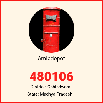Amladepot pin code, district Chhindwara in Madhya Pradesh