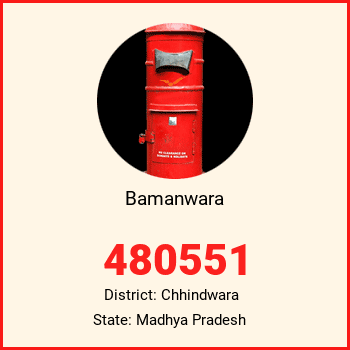 Bamanwara pin code, district Chhindwara in Madhya Pradesh