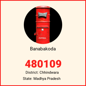 Banabakoda pin code, district Chhindwara in Madhya Pradesh