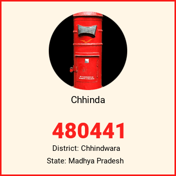 Chhinda pin code, district Chhindwara in Madhya Pradesh