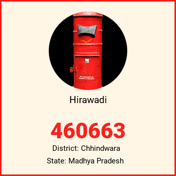 Hirawadi pin code, district Chhindwara in Madhya Pradesh