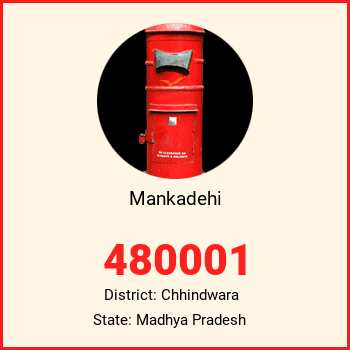 Mankadehi pin code, district Chhindwara in Madhya Pradesh
