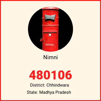 Nimni pin code, district Chhindwara in Madhya Pradesh
