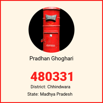 Pradhan Ghoghari pin code, district Chhindwara in Madhya Pradesh