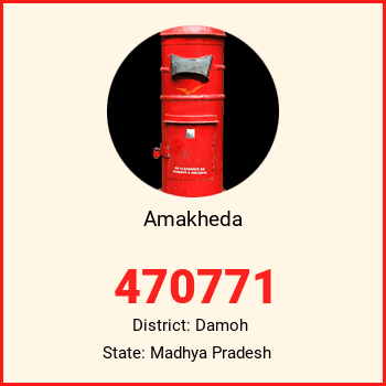 Amakheda pin code, district Damoh in Madhya Pradesh