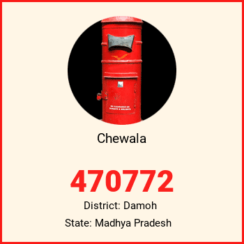 Chewala pin code, district Damoh in Madhya Pradesh