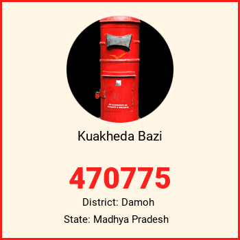 Kuakheda Bazi pin code, district Damoh in Madhya Pradesh