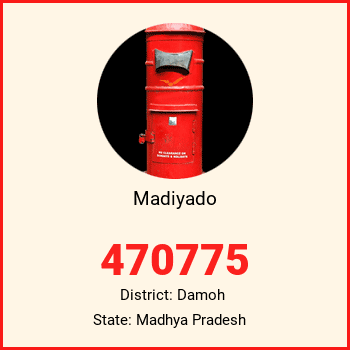 Madiyado pin code, district Damoh in Madhya Pradesh