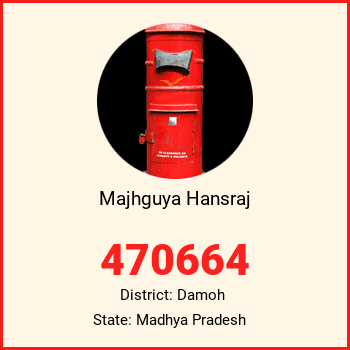 Majhguya Hansraj pin code, district Damoh in Madhya Pradesh