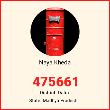Naya Kheda pin code, district Datia in Madhya Pradesh