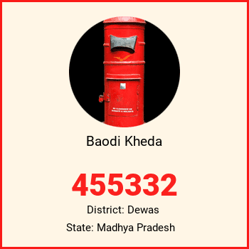 Baodi Kheda pin code, district Dewas in Madhya Pradesh