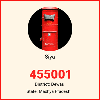 Siya pin code, district Dewas in Madhya Pradesh