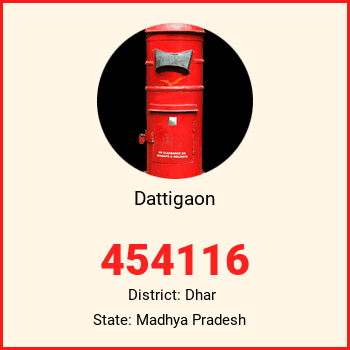 Dattigaon pin code, district Dhar in Madhya Pradesh