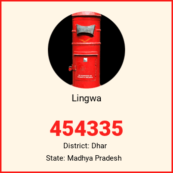 Lingwa pin code, district Dhar in Madhya Pradesh