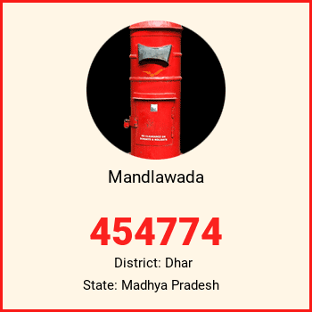Mandlawada pin code, district Dhar in Madhya Pradesh