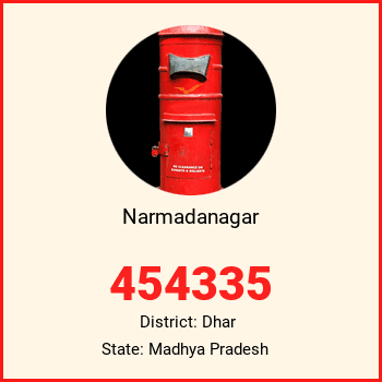 Narmadanagar pin code, district Dhar in Madhya Pradesh