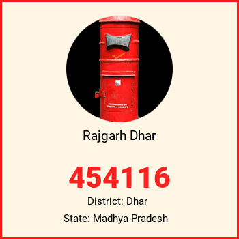 Rajgarh Dhar pin code, district Dhar in Madhya Pradesh