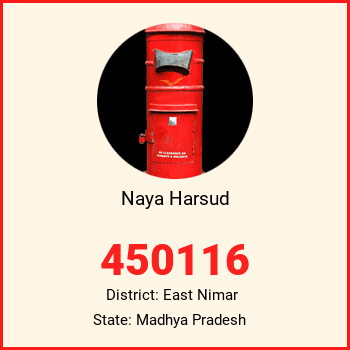 Naya Harsud pin code, district East Nimar in Madhya Pradesh