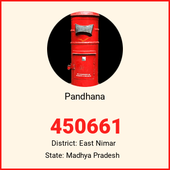 Pandhana pin code, district East Nimar in Madhya Pradesh