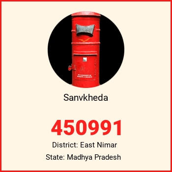Sanvkheda pin code, district East Nimar in Madhya Pradesh