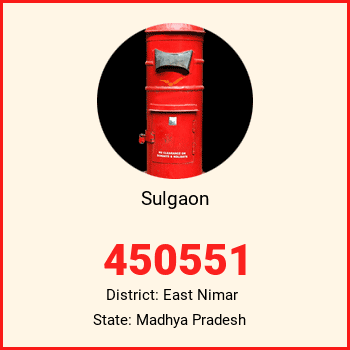 Sulgaon pin code, district East Nimar in Madhya Pradesh