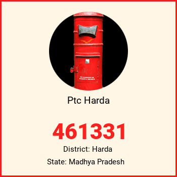 Ptc Harda pin code, district Harda in Madhya Pradesh