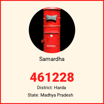 Samardha pin code, district Harda in Madhya Pradesh