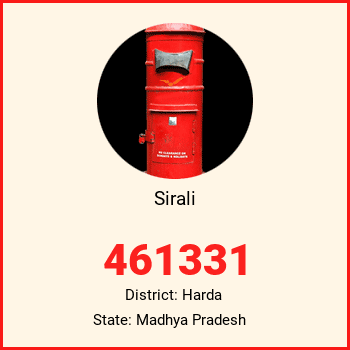 Sirali pin code, district Harda in Madhya Pradesh