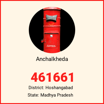 Anchalkheda pin code, district Hoshangabad in Madhya Pradesh