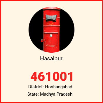 Hasalpur pin code, district Hoshangabad in Madhya Pradesh