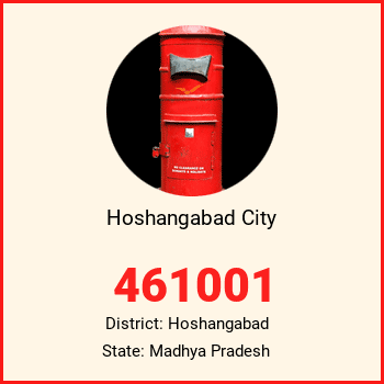 Hoshangabad City pin code, district Hoshangabad in Madhya Pradesh