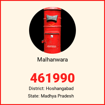 Malhanwara pin code, district Hoshangabad in Madhya Pradesh