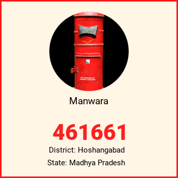 Manwara pin code, district Hoshangabad in Madhya Pradesh