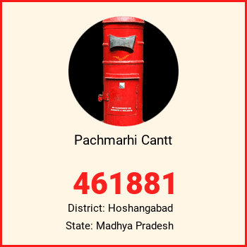 Pachmarhi Cantt pin code, district Hoshangabad in Madhya Pradesh