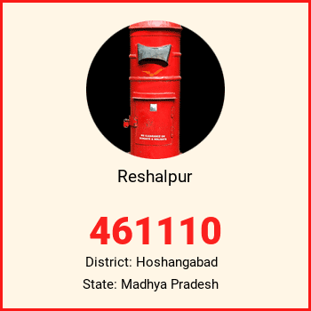 Reshalpur pin code, district Hoshangabad in Madhya Pradesh