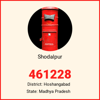 Shodalpur pin code, district Hoshangabad in Madhya Pradesh