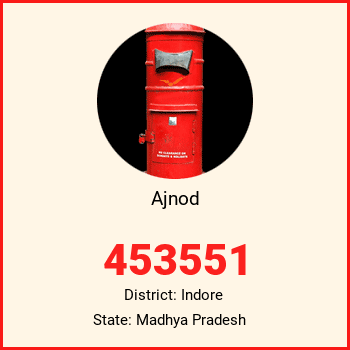 Ajnod pin code, district Indore in Madhya Pradesh