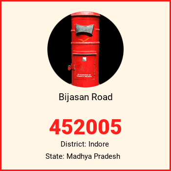 Bijasan Road pin code, district Indore in Madhya Pradesh