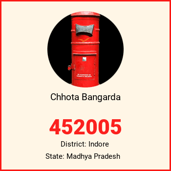 Chhota Bangarda pin code, district Indore in Madhya Pradesh