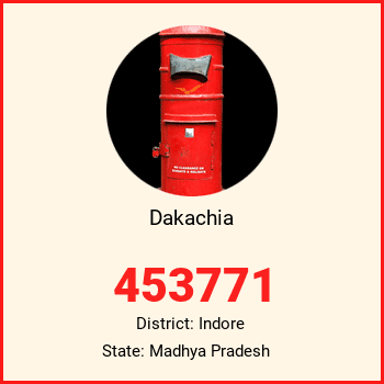 Dakachia pin code, district Indore in Madhya Pradesh