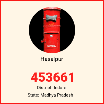 Hasalpur pin code, district Indore in Madhya Pradesh