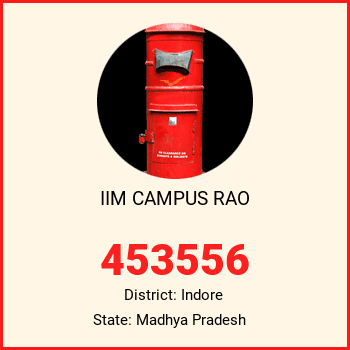 IIM CAMPUS RAO pin code, district Indore in Madhya Pradesh