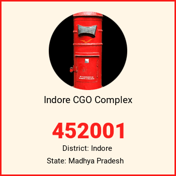 Indore CGO Complex pin code, district Indore in Madhya Pradesh
