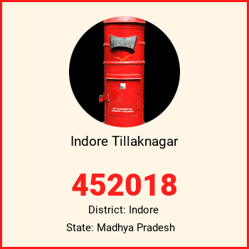 Indore Tillaknagar pin code, district Indore in Madhya Pradesh