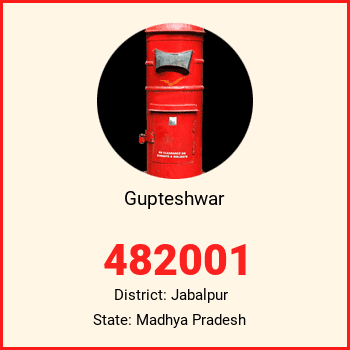 Gupteshwar pin code, district Jabalpur in Madhya Pradesh