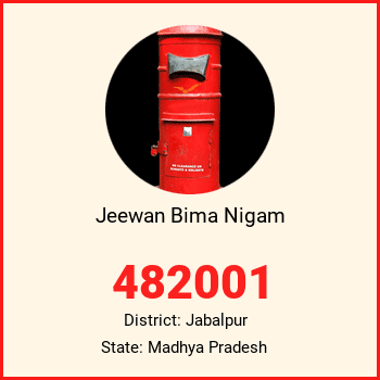 Jeewan Bima Nigam pin code, district Jabalpur in Madhya Pradesh