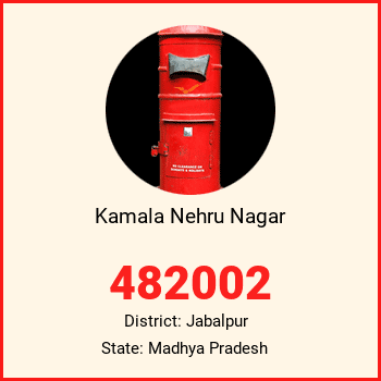 Kamala Nehru Nagar pin code, district Jabalpur in Madhya Pradesh