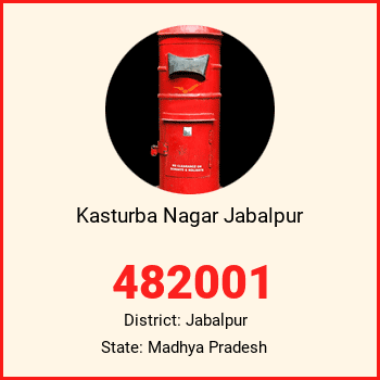 Kasturba Nagar Jabalpur pin code, district Jabalpur in Madhya Pradesh